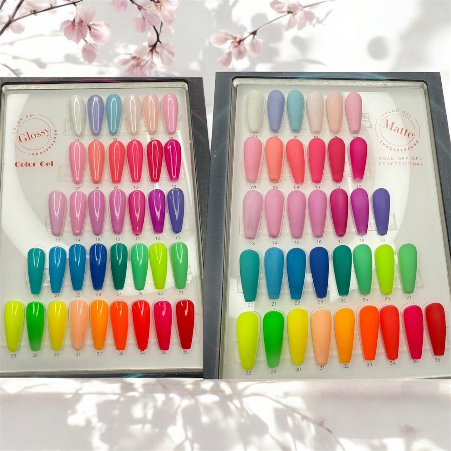 Gel màu 36 màu - Full Set
