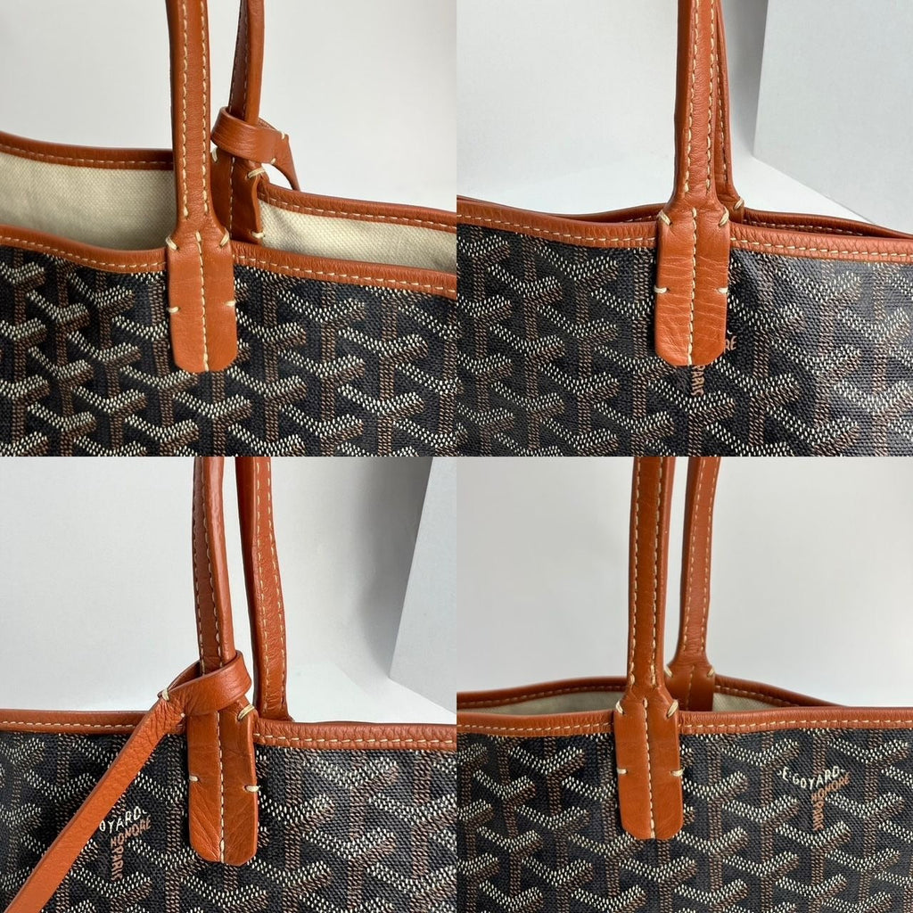 Túi tote màu đen GOYARD St. Louis Goyardine PM