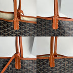 Túi tote màu đen GOYARD St. Louis Goyardine PM