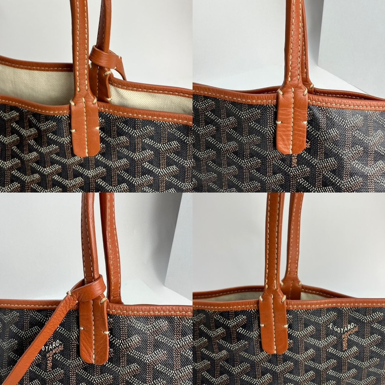 Túi tote màu đen GOYARD St. Louis Goyardine PM