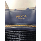 Túi xách vải thêu biểu tượng nhỏ Prada