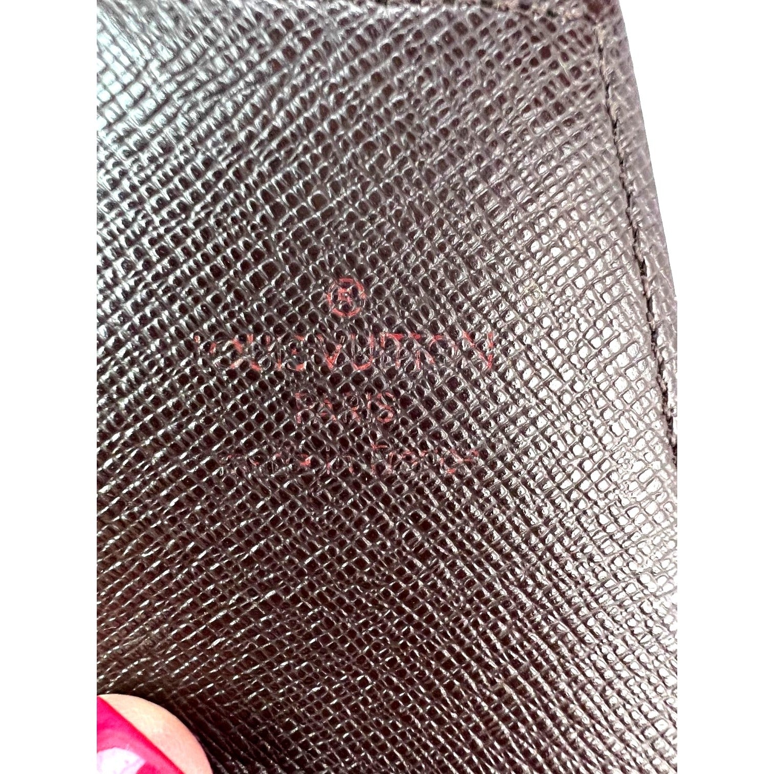 Túi đựng mỹ phẩm đựng thẻ thuốc lá LOUIS VUITTON Damier Ebene