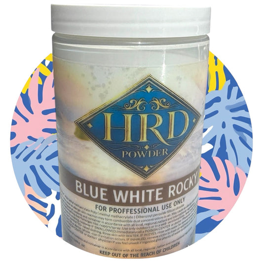 HRD Blue White Rocky Powder 24oz