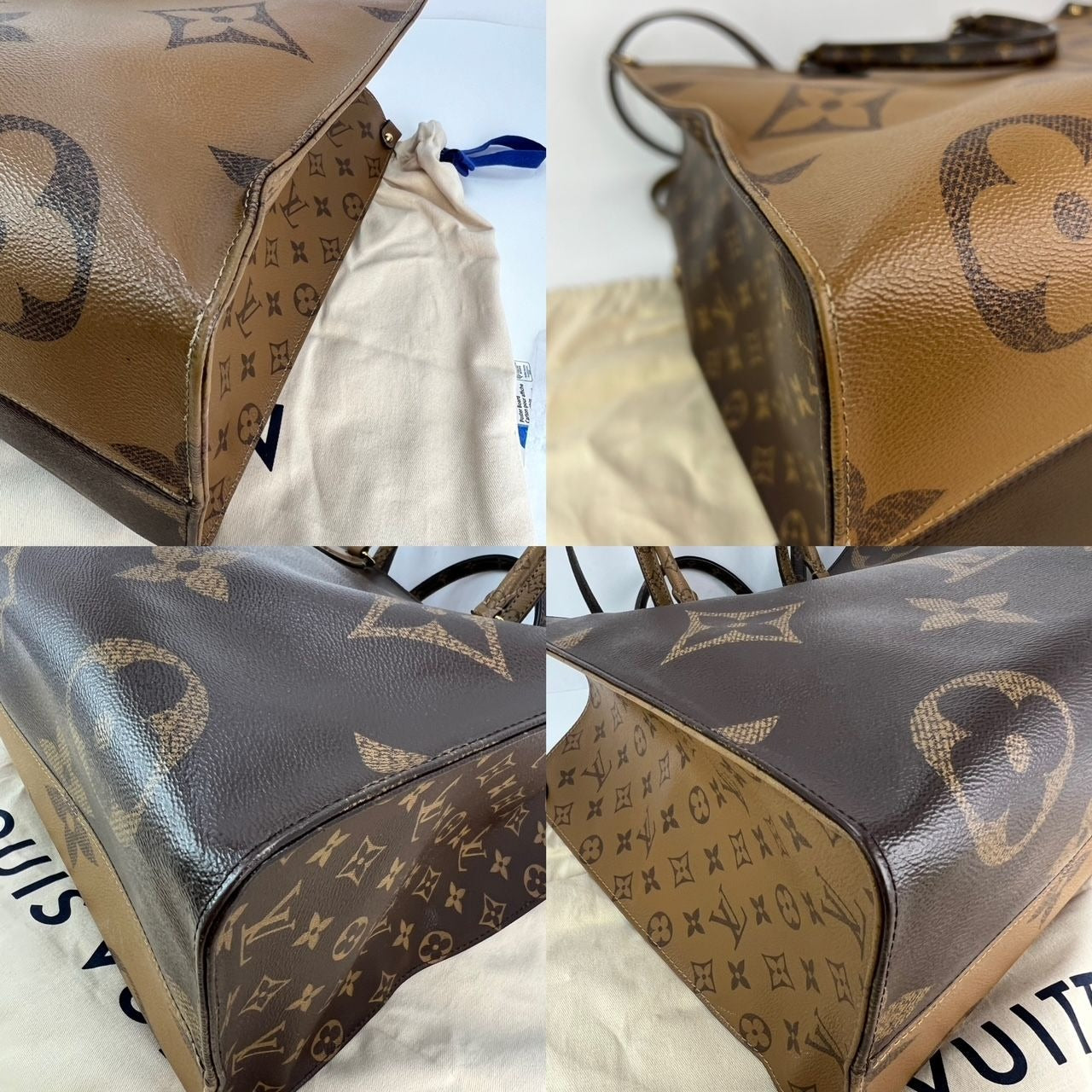 Túi tote Louis Vuitton ONTHEGO GM Reverse Giant Monogram