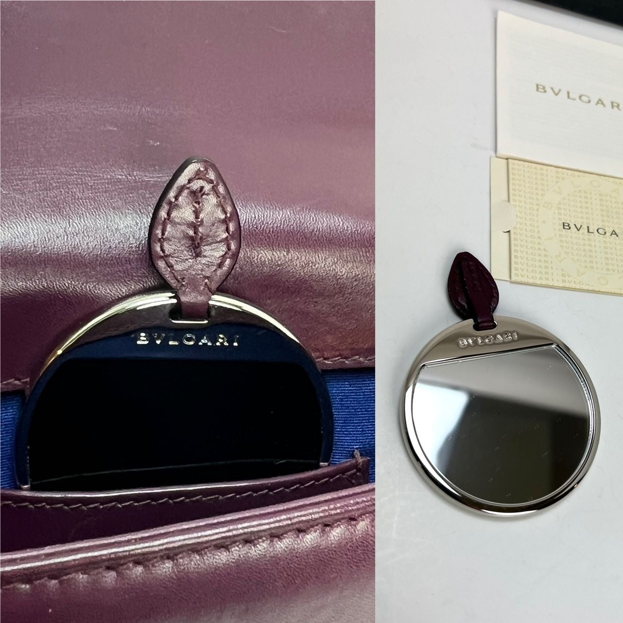 Túi đeo chéo Bvlgari Calfskin Small Serpenti Forever Snake Plum