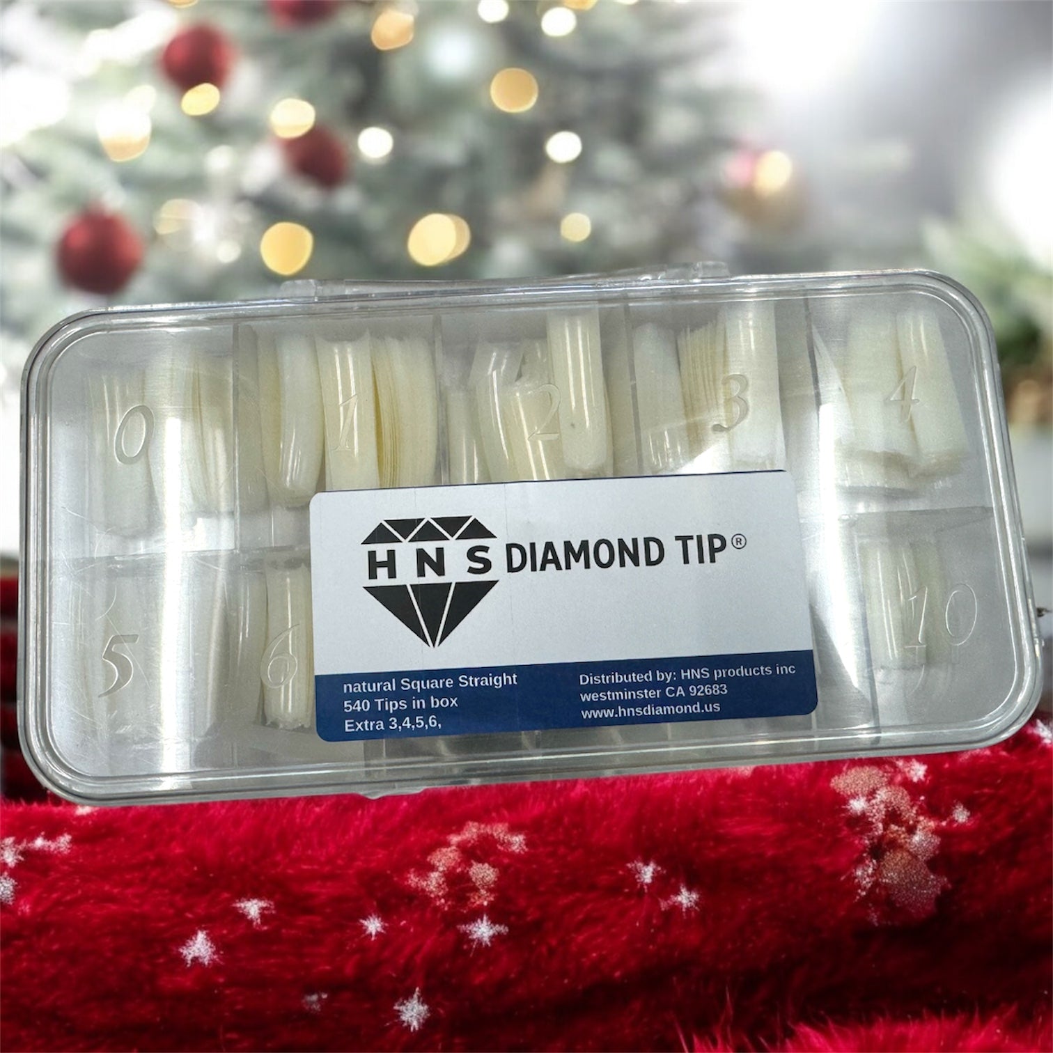 HNS Diamond Nail Tip Box