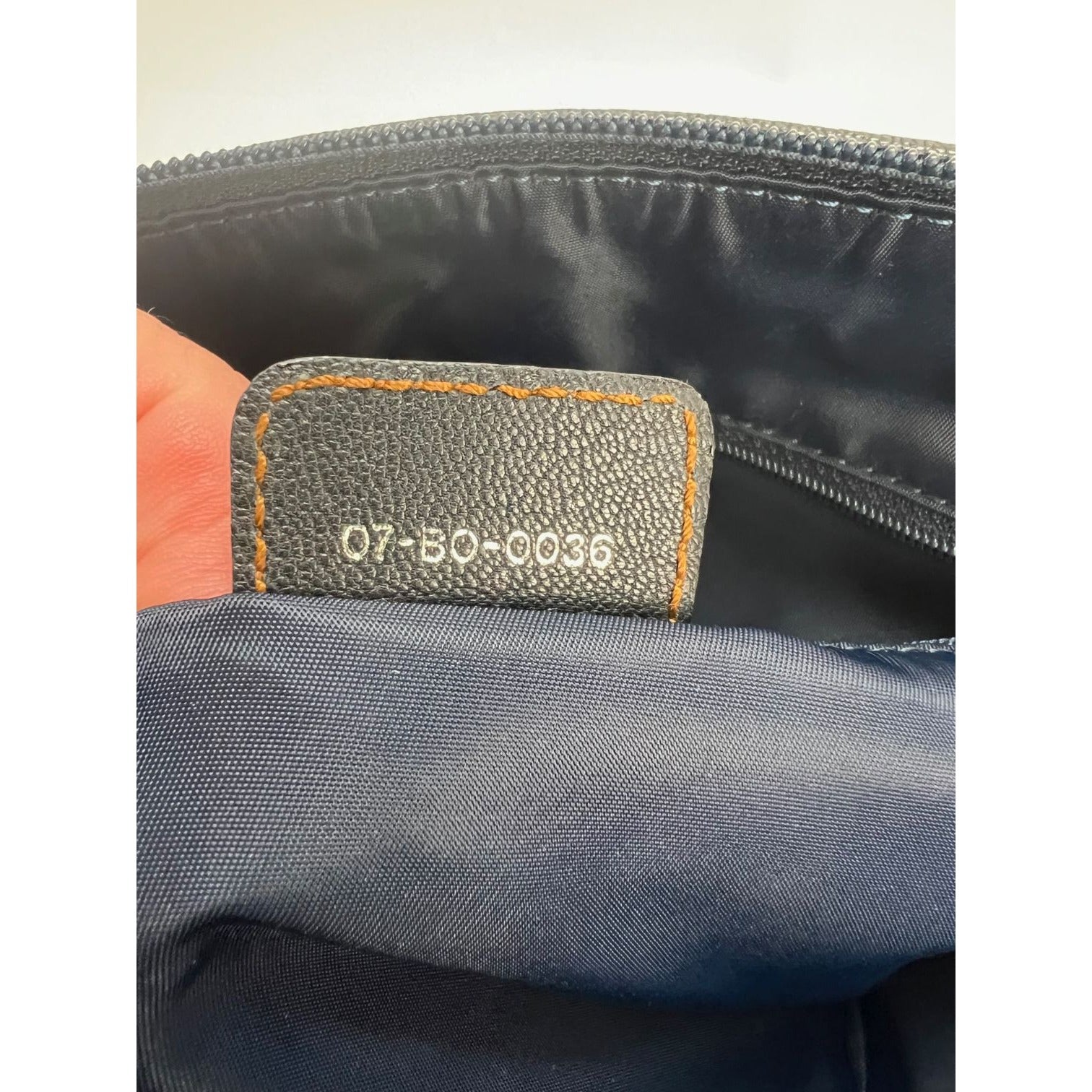 Túi xách vải canvas xanh CHRISTIAN DIOR Monogram Trotter CD