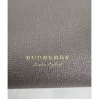 Túi xách tay vải canvas kẻ caro cỡ trung Burberry Banner House