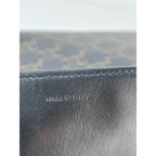 Túi tote vải canvas Celine Triomphe Vertical Cabas màu đen họa tiết Monogram