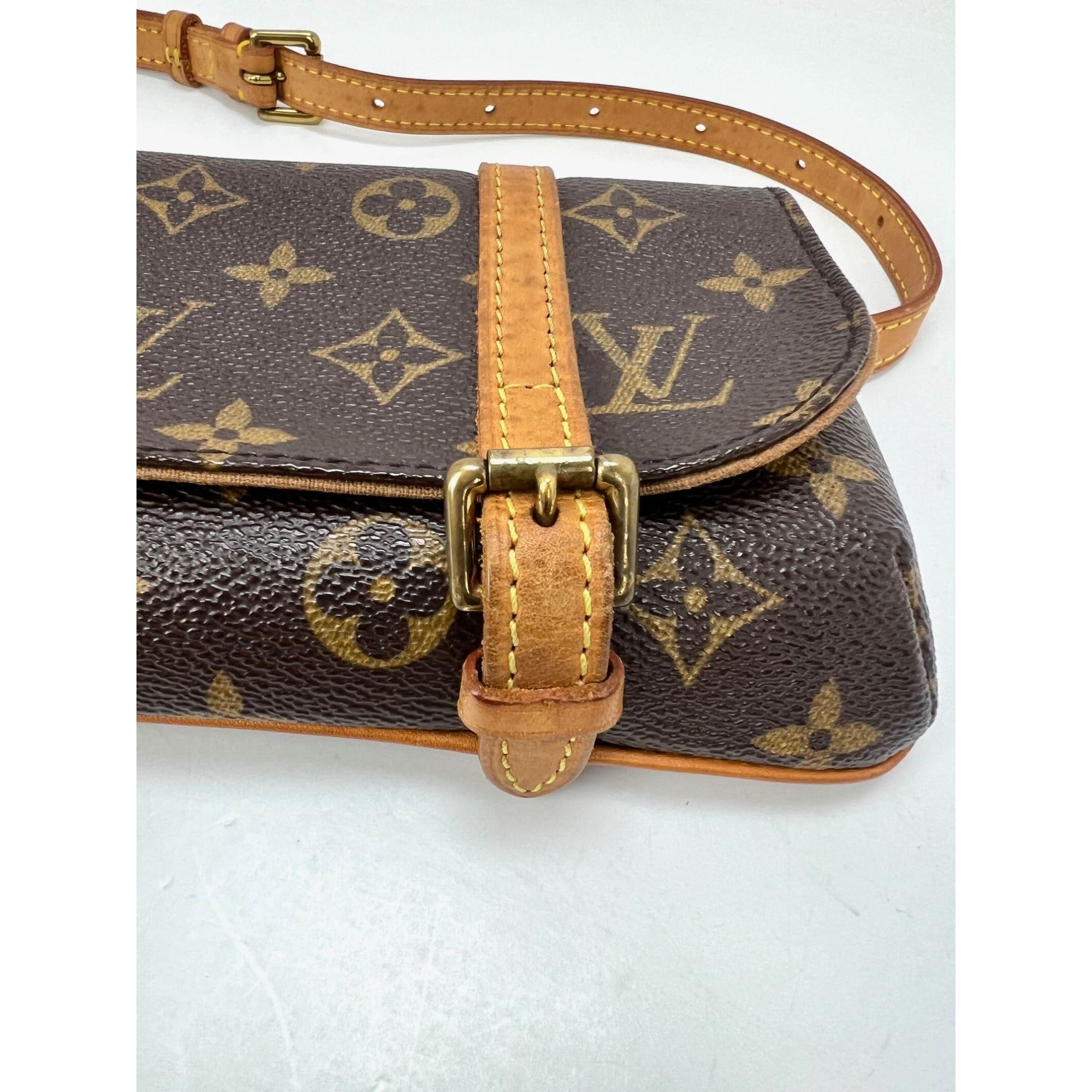 Túi đeo thắt lưng LOUIS VUITTON Pochette Marelle PM Monogram