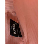 Fendi Vitello Elite Flamingo Petite 2Jours Pink Tote Shoulder Crossbody Bag