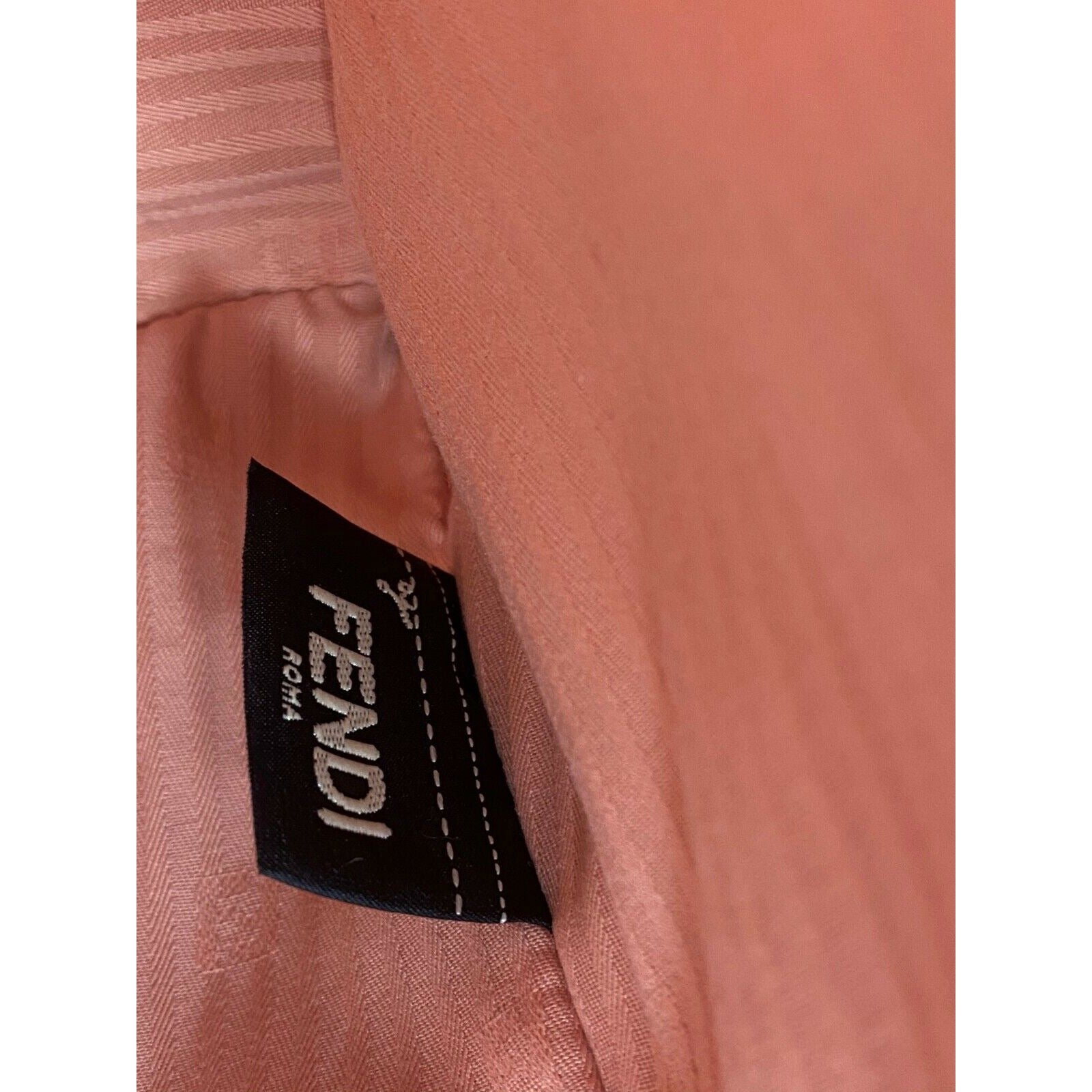 Túi đeo chéo Fendi Vitello Elite Flamingo Petite 2Jours Pink Tote Shoulder Crossbody Bag