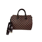 Túi xách tay LOUIS VUITTON Speedy 30 Bandouliere Damier Ebene Satchel