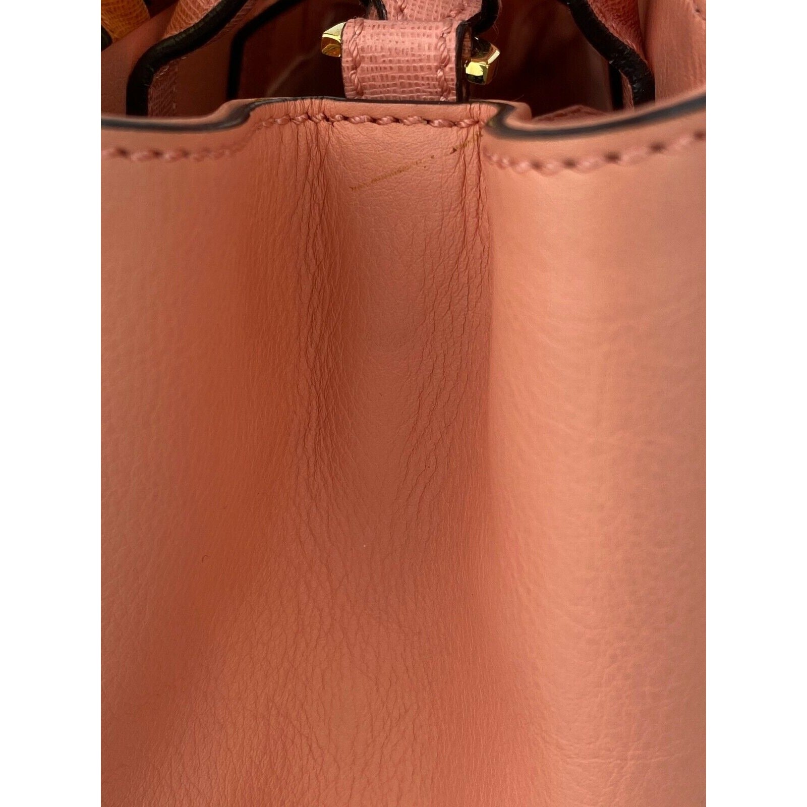 Túi đeo chéo Fendi Vitello Elite Flamingo Petite 2Jours Pink Tote Shoulder Crossbody Bag