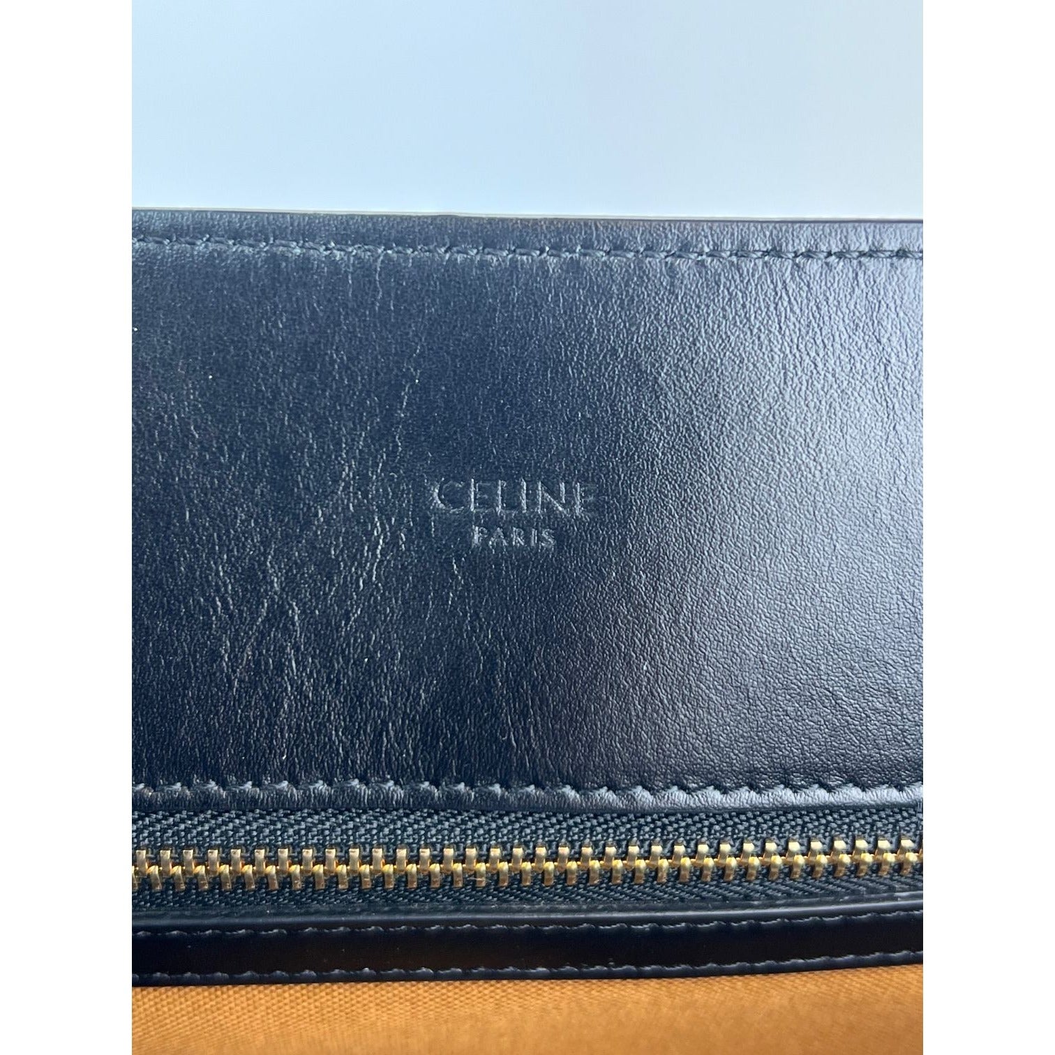 Túi tote vải canvas Celine Triomphe Vertical Cabas màu đen họa tiết Monogram