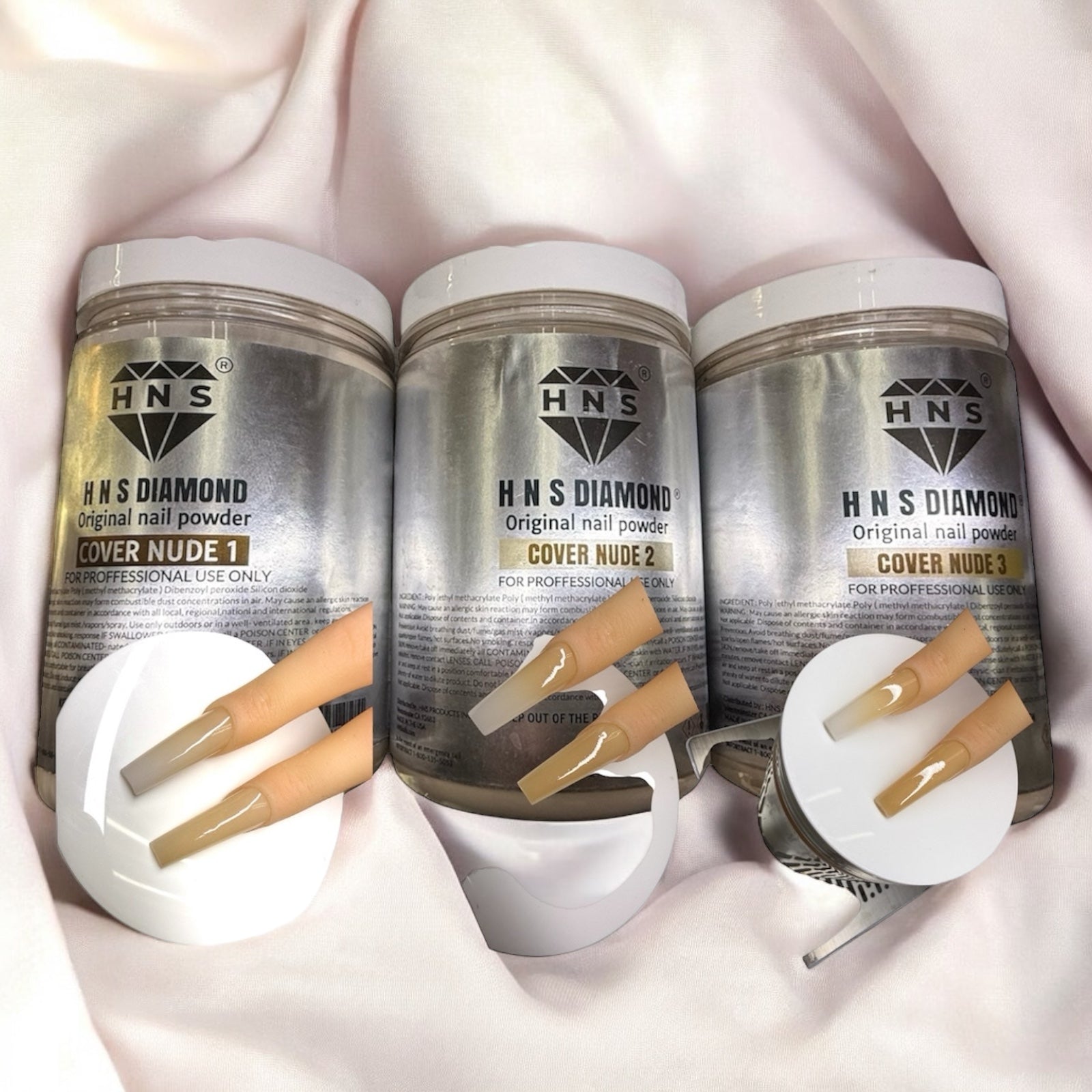 Phấn phủ HNS Diamond Combo Nude