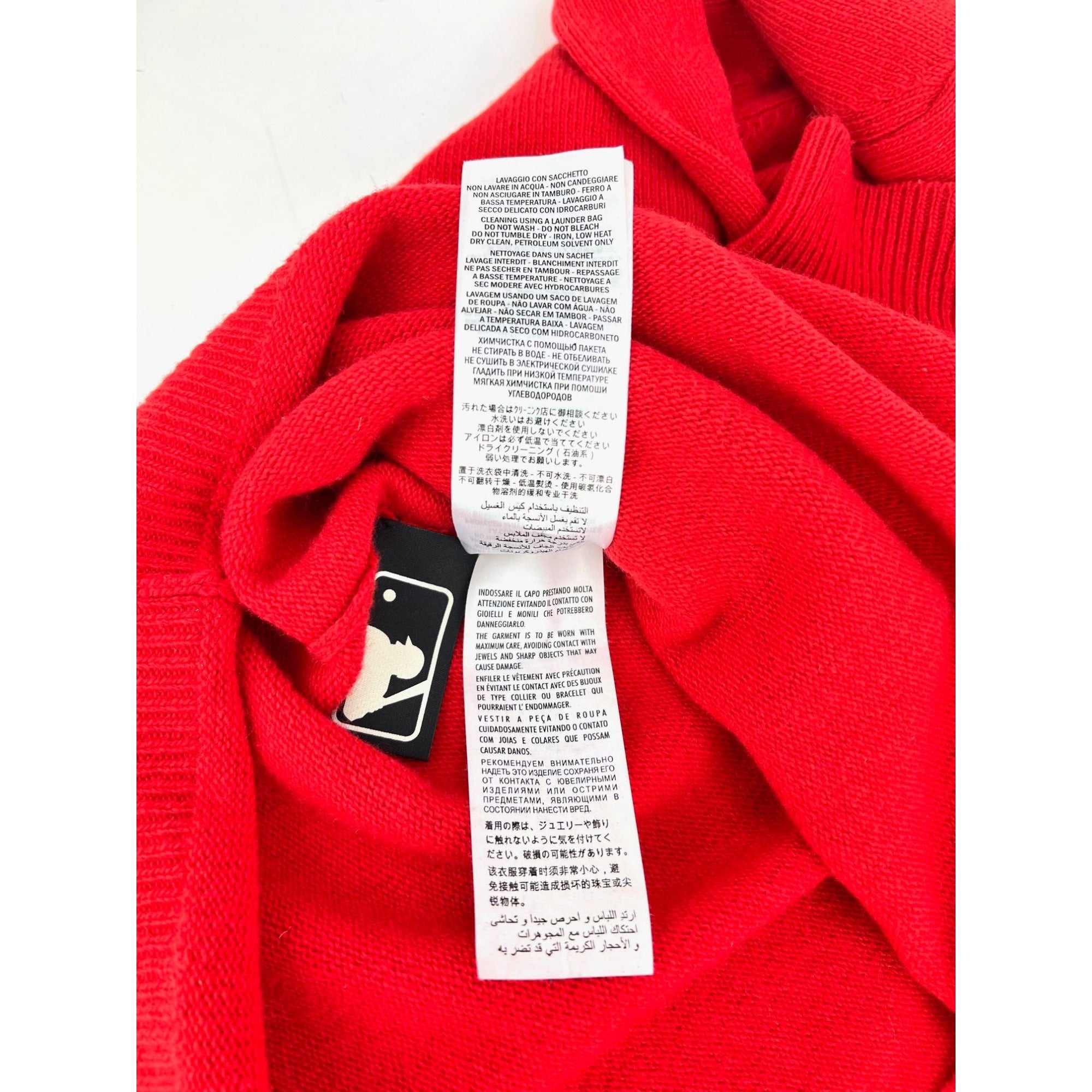 Áo len chui đầu Gucci Womens NY Yankees Wool Red