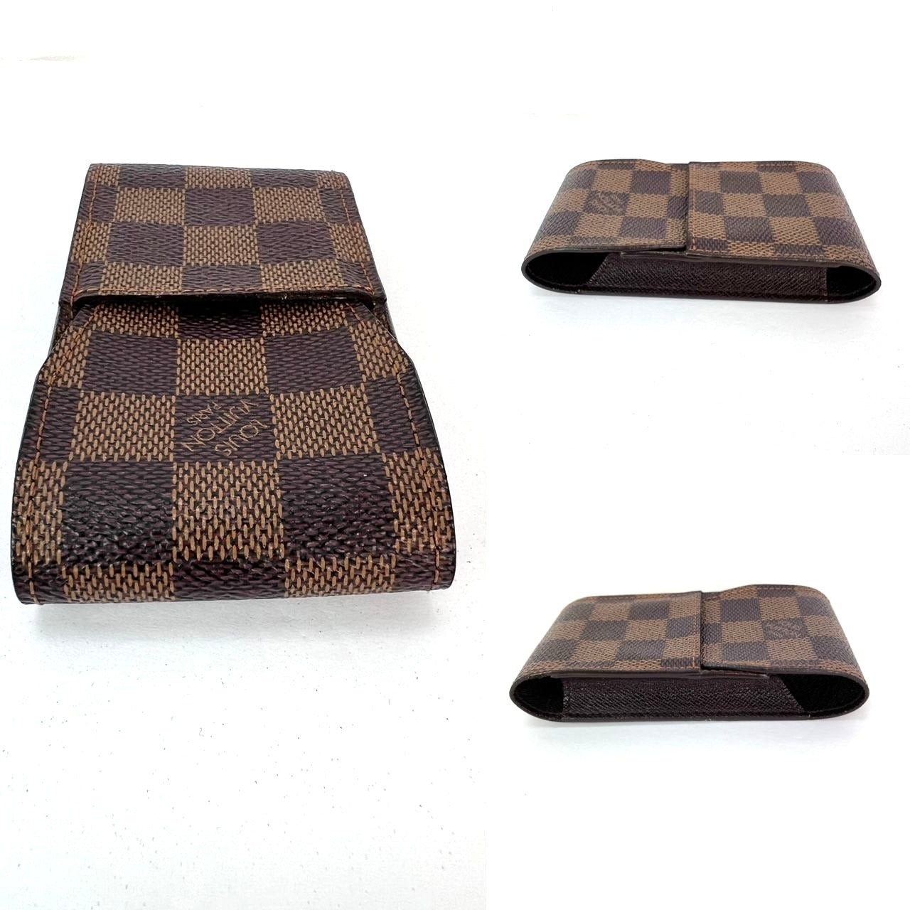 Túi đựng mỹ phẩm đựng thẻ thuốc lá LOUIS VUITTON Damier Ebene