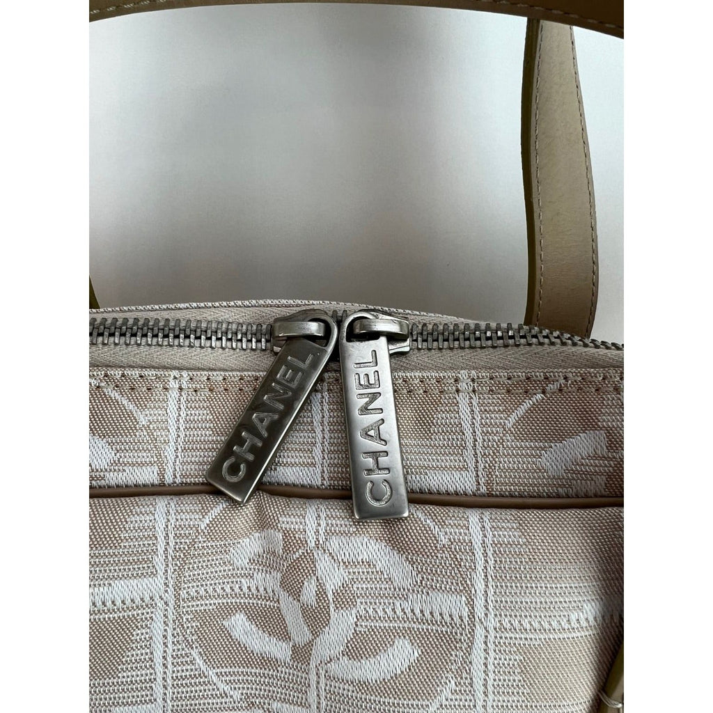 Chanel Canvas Nylon Travel Briefcase Attache Bag 