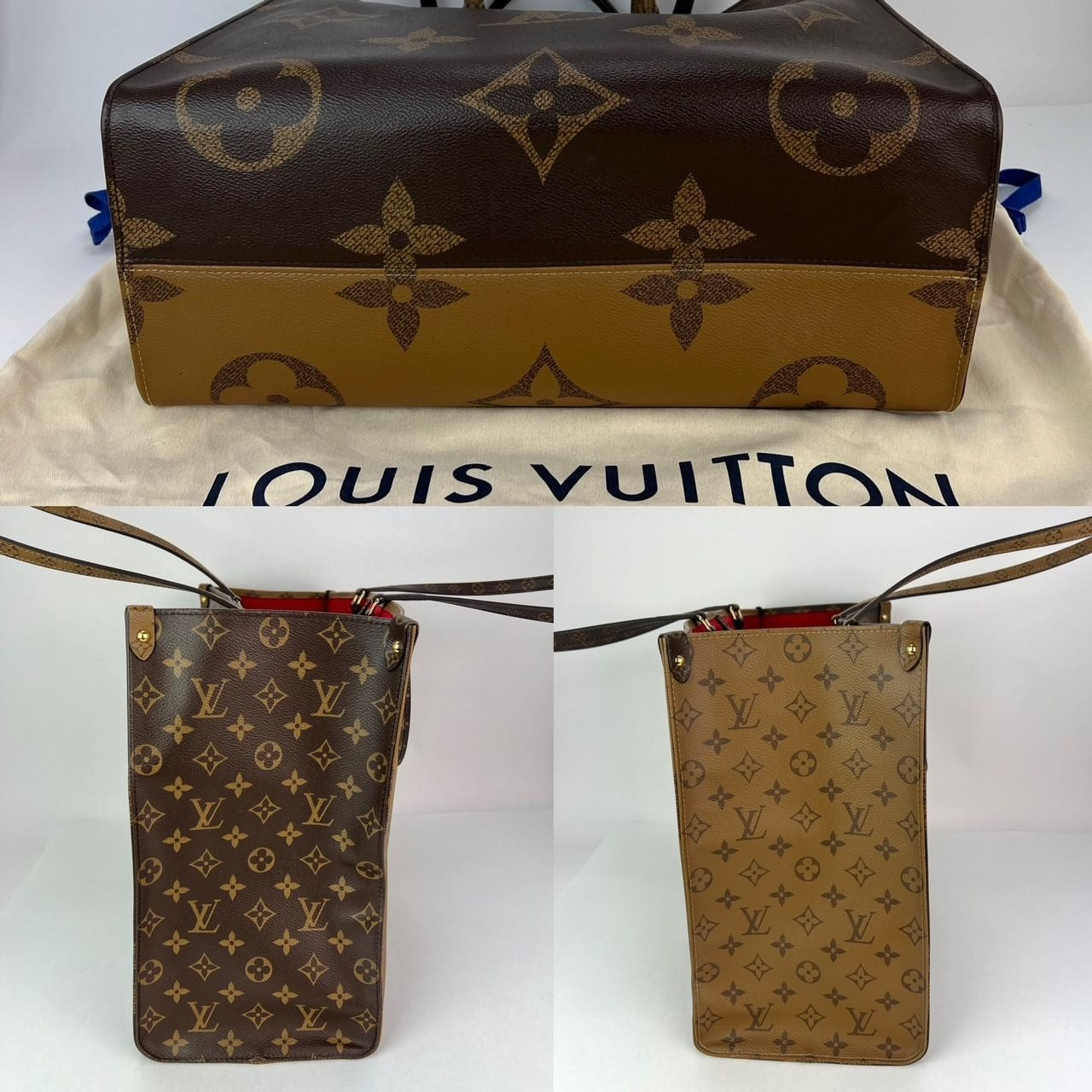 Túi tote Louis Vuitton ONTHEGO GM Reverse Giant Monogram