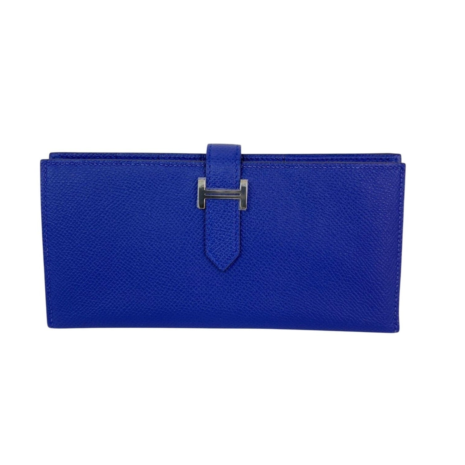 Ví Hermes Long Epson Bearn Gusset Electrique Bleu