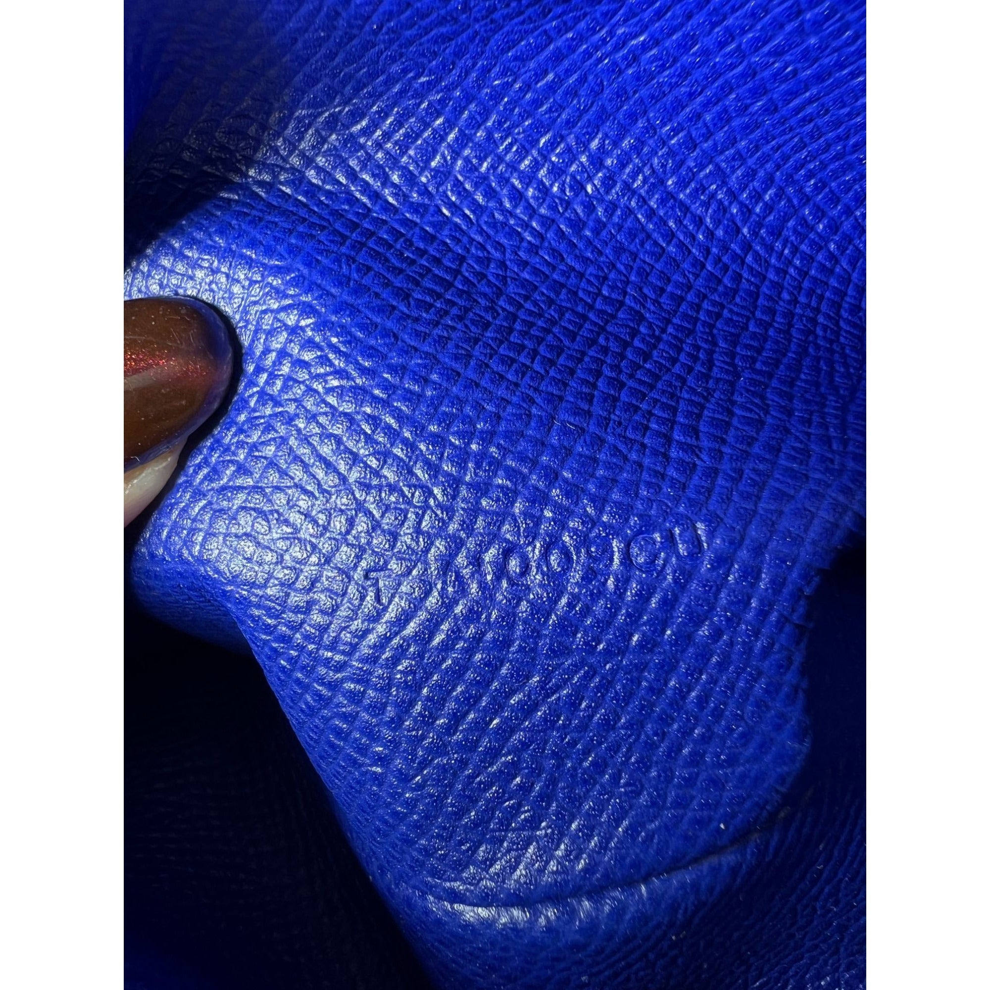 Ví Hermes Long Epson Bearn Gusset Electrique Bleu