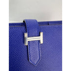 Ví Hermes Long Epson Bearn Gusset Electrique Bleu