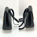 Túi đeo hông Bottega Veneta Palmellato Calfskin bo tròn màu đen