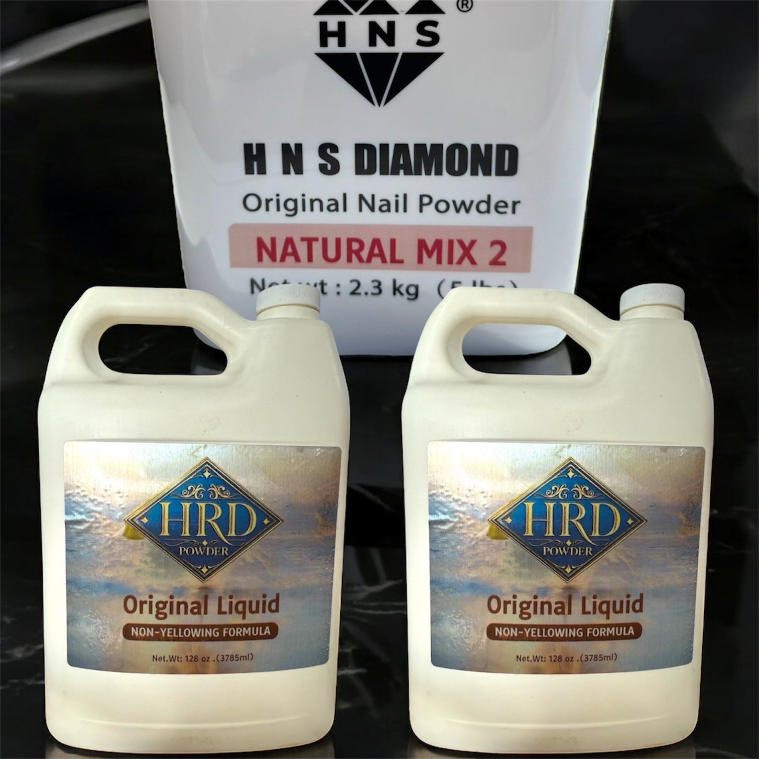 Combo M01: 2x HRD Original Liquid 1 Gallon + 1x HNS Diamond Natural Mix 2 Powder (5lbs)