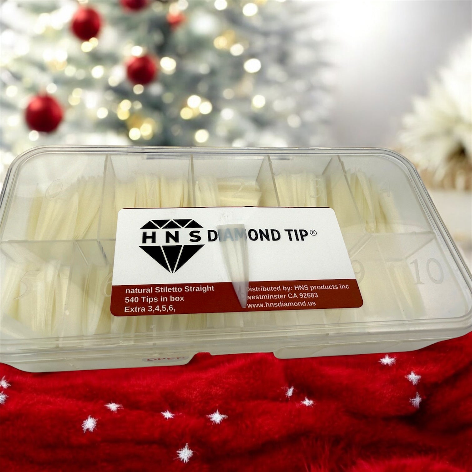 HNS Diamond Nail Tip Box