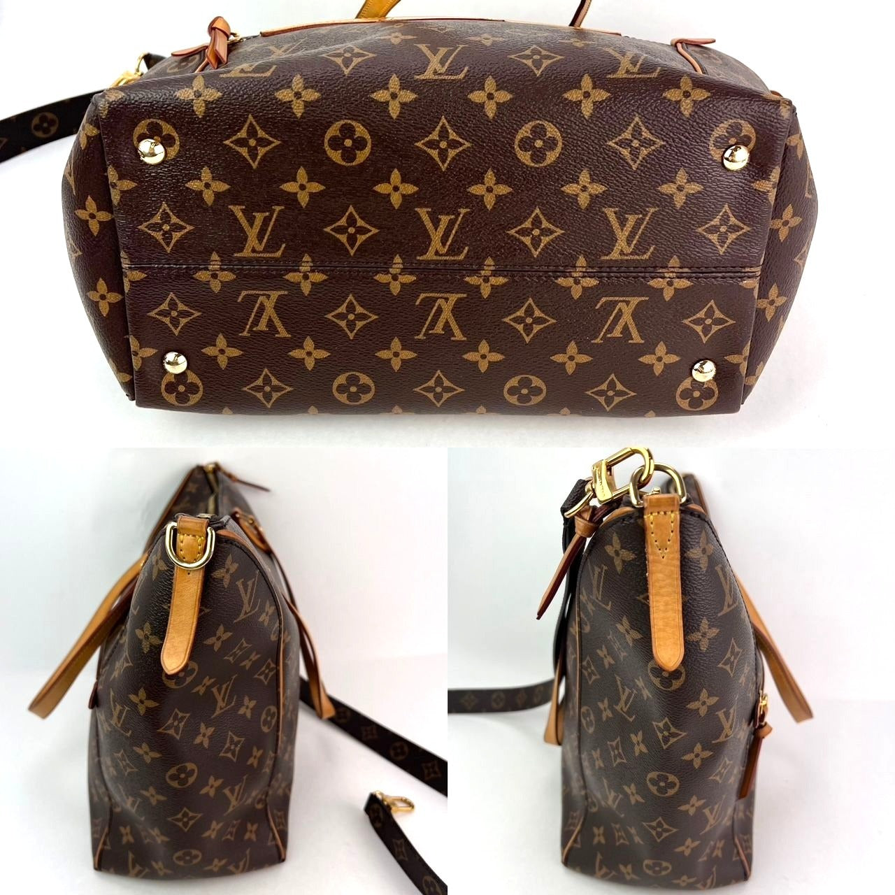 Túi tote đeo vai Louis Vuitton Tournelle Monogram MM