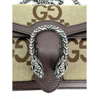 Túi đeo vai Gucci Dionysus cỡ nhỏ Jumbo GG Canvas màu be