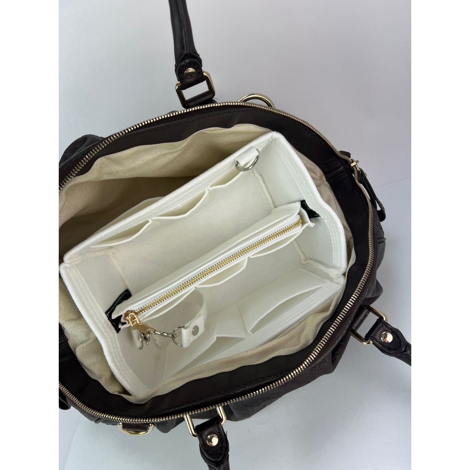Túi đeo vai Gucci Sukey Medium Boston Guccissima Brown Leather