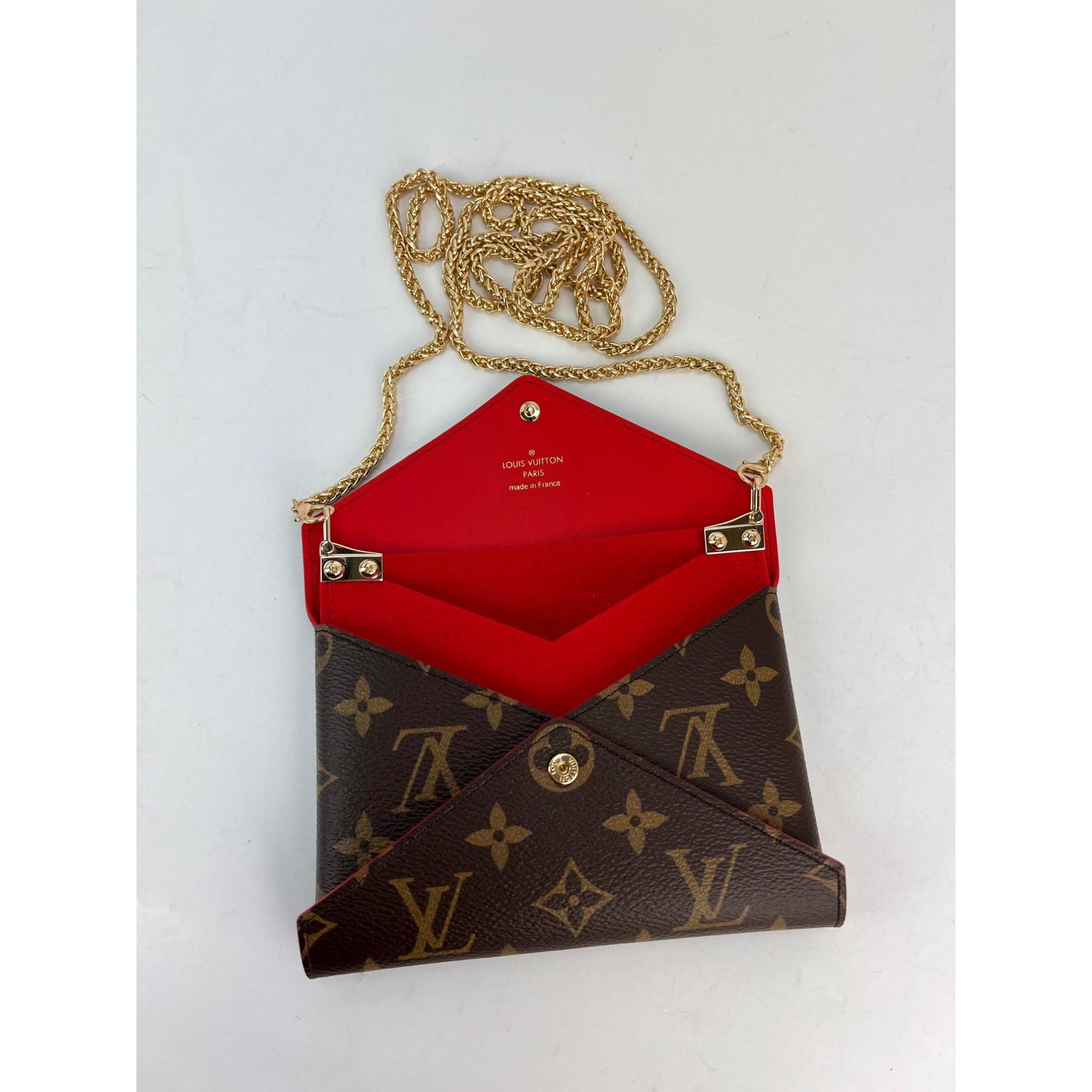 Túi đeo chéo cỡ vừa LOUIS VUITTON Kirigami Pochette màu đỏ