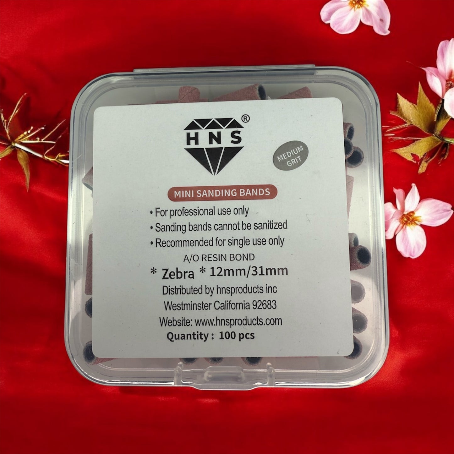 Hộp Giấy Nhám Nhỏ 100 Cái - Đỏ