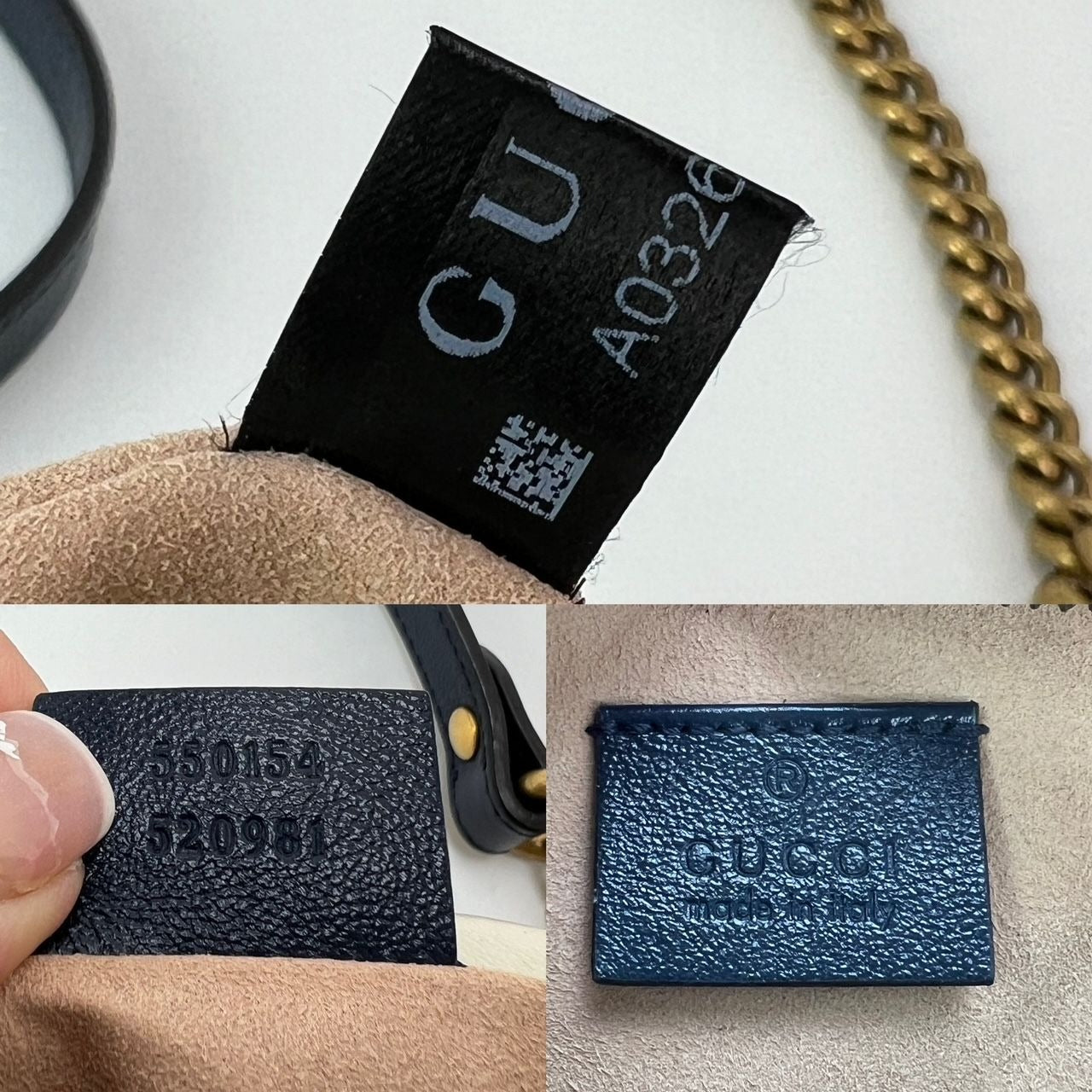 Túi đeo vai Gucci GG Azalea Matelasse bằng da tròn Mystic White