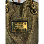 Túi Louis Vuitton Metal Jacquard double Jeu Soft Gold Tote