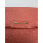 Fendi Continental Pink Leather Wallet Clutch