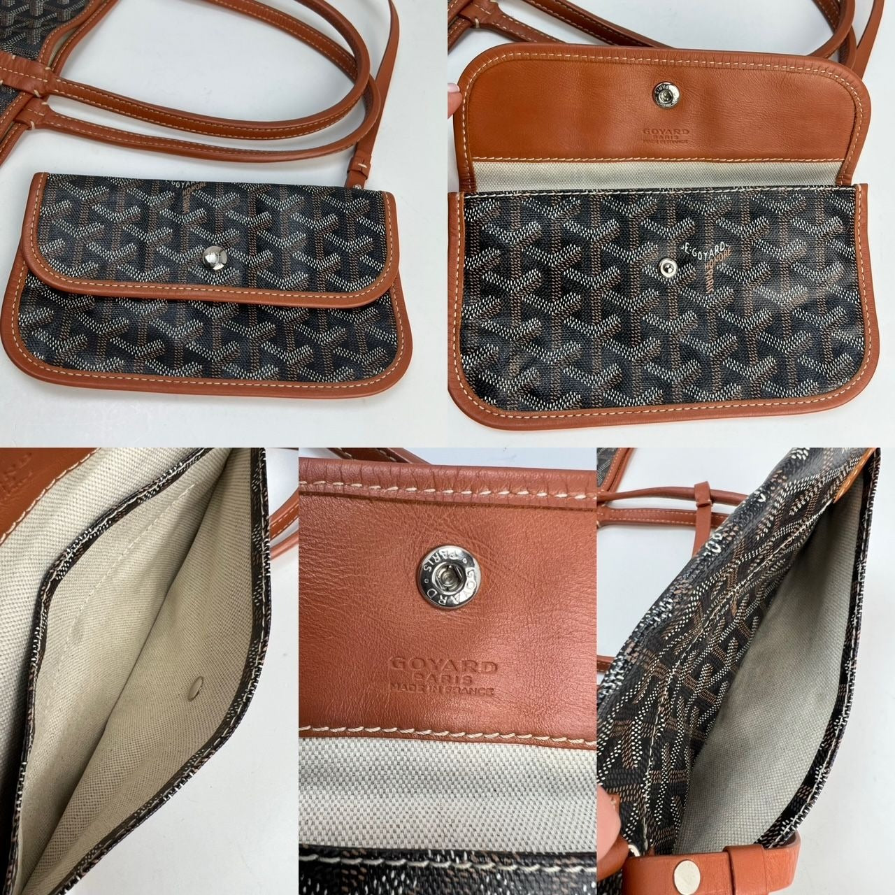 Túi tote màu đen GOYARD St. Louis Goyardine PM