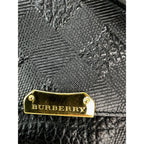 Túi đeo chéo Burberry Signature Grain Leather Check Embossed Langley Black