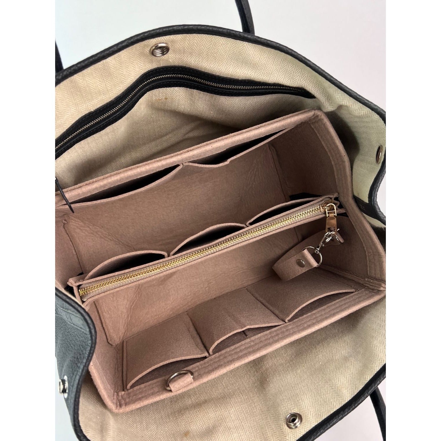 Túi Tote da đen Hermes Negonda Garden Party MM 36