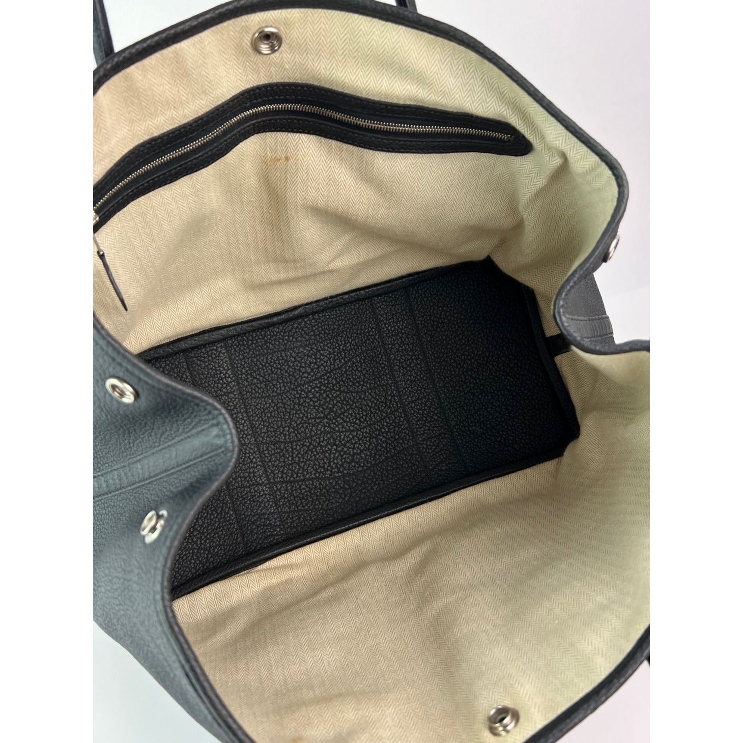 Túi Tote da đen Hermes Negonda Garden Party MM 36