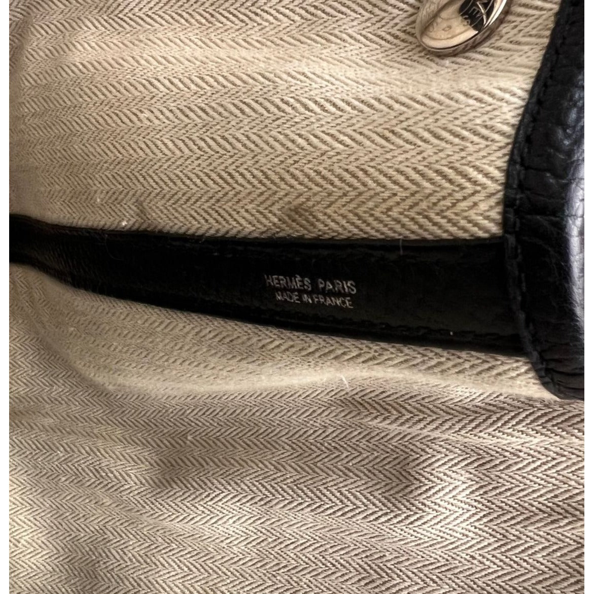 Túi Tote da đen Hermes Negonda Garden Party MM 36