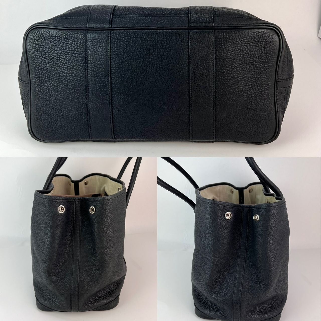 Túi Tote da đen Hermes Negonda Garden Party MM 36