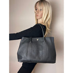 Túi Tote da đen Hermes Negonda Garden Party MM 36