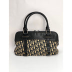 Túi xách vải canvas xanh CHRISTIAN DIOR Monogram Trotter CD