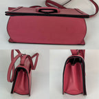 Loewe Medium Barcelona Pink Leather Shoulder Bag