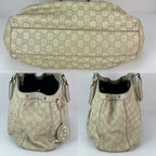 Túi xách Gucci Sukey Medium Guccissima Leather Mystic White Tote
