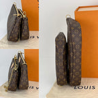 Louis Vuitton Multi Pochette Accessoires Monogram Canvas Brown Preowned