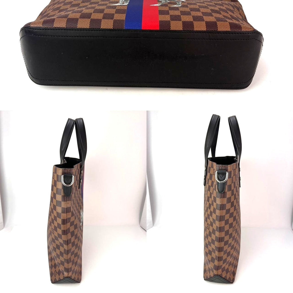 Túi Louis Vuitton Savane Damier Ebene Zebra Atlas Tote